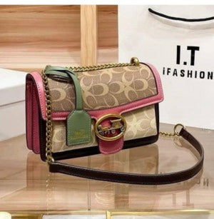 Coachh Georgie Shoulder Bag with Original Folding Box (Scentiq)AV075