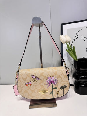 Coachh Teri Shoulder Bag with Patches (Original Box) - (Scentiq)AV111