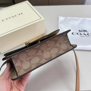 Coachh Tabby Shoulder Sling Bag with Box, Dust Bag, Sling Belt (Scentiq)AV104