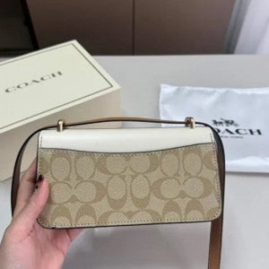 Coachh Tabby Shoulder Sling Bag with Box, Dust Bag, Sling Belt (Scentiq)AV104