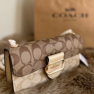Coachh Tabby Shoulder Sling Bag with Box, Dust Bag, Sling Belt (Scentiq)AV103