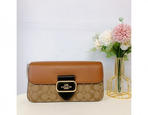 Coachh Tabby Shoulder Sling Bag with Box, Dust Bag, Sling Belt(Scentiq)AV105