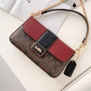 Coachh Baguette Signature Shoulder Bag with Box (Scentiq)AV052