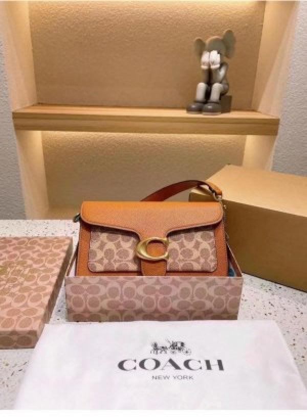 COACHH Tabby Sig CC 26 Leather Shoulder Bag with Box (Scentiq)AV109