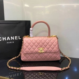 CHANELL Top Handle Bag with OG Box (Scentiq)AV017
