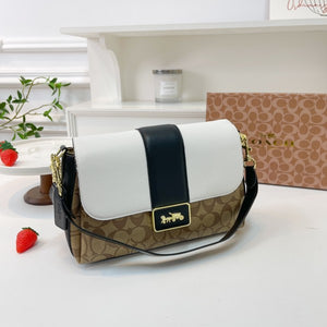 Coachh Baguette Signature Shoulder Bag with Box (Scentiq)AV051