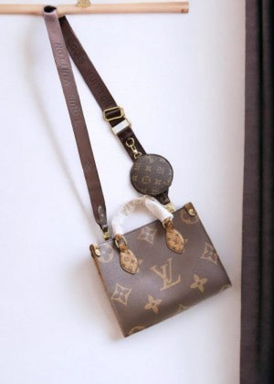 Louiss Vuittonn LV On The Go PM with OG Box & Coin Pouch (Scentiq)AV209