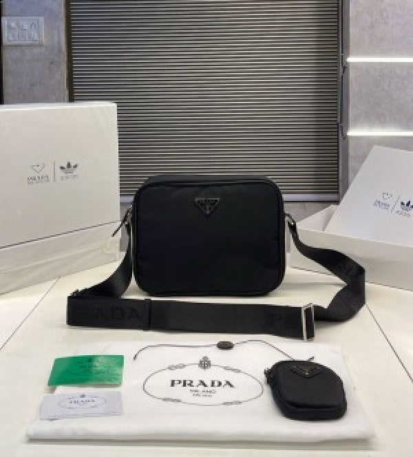 Pradaa X Adidass Unisex Sling Bag with Box(Scentiq)AV278