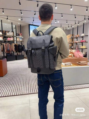 Coachh Hudson Backpack in Blocked Signature Canvas (Scentiq)AV080