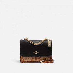 Coachh Klare Crossbody in Blocked Signature Canvas with Box (Scentiq)AV083