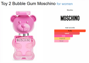 Moschinoo toy boy bubble gum perfume (SCENTIQ)