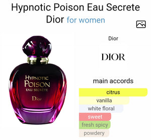 Diior hypnotic poison eau seecret (SCENTIQ)