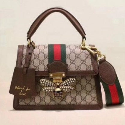 Guucci Be Queeen Margareet GG Hand Bag with Box (Scentiq)AV135