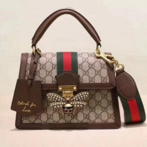 Guucci Be Queeen Margareet GG Hand Bag with Box (Scentiq)AV135