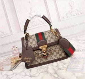 Guucci Be Queeen Margareet GG Hand Bag with Box (Scentiq)AV135